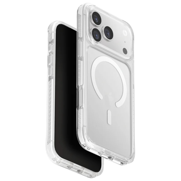 Чехол UNIQ HYBRID MAGCLICK CHARGING (MagSafe) COMBAT (AF) для iPhone 17 Pro MAX белый