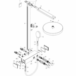 Душевая система Hansgrohe Rainfinity Showerpipe 360 26853000 хром — изображение 4