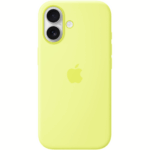 Чехол Apple Silicone Case with MagSafe для iPhone 17 Neon Yellow — изображение 2