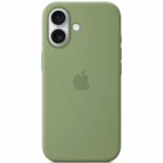Чехол Apple Silicone Case with MagSafe для iPhone 17 Light Moss — изображение 2