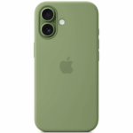Чехол Apple Silicone Case with MagSafe для iPhone 17 Light Moss