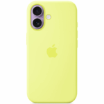 Чехол Apple Silicone Case with MagSafe для iPhone 17 Neon Yellow — изображение 3