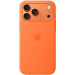 Чехол Apple Silicone Case with MagSafe для iPhone 17 Pro Orange