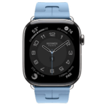 Apple Watch Series 11 Hermes 46mm Kilim Single Tour Bleu Pastel — изображение 2