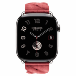 Apple Watch Series 11 Hermes 46mm Torsade Single Tour Rouge Grenat — изображение 2