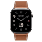 Apple Watch Series 11 Hermes 46mm ремешок Simple Tour Gold — изображение 2
