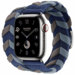 Apple Watch Series 11 Hermes 42 mm Bridon Double Tour Navy