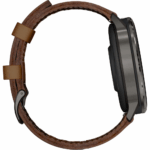 Часы Garmin Venu 4 45mm Slate Black Leather Brown 010-03014-03 — изображение 4