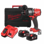 Аккумуляторный шуруповерт Milwaukee M18 fuel FDD3-502X 4933479863