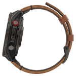 Часы Garmin Fenix 8 Pro 47mm Amoled Sapphire Titanium Carbon Grey Chestnut Leather 010-03198-40 — изображение 3