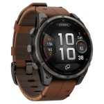 Часы Garmin Fenix 8 Pro 51mm Amoled Sapphire Titanium Carbon Grey Chestnut Leather 010-03199-40 — изображение 4