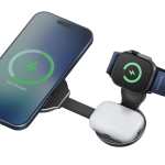 Зарядное устройство 3 в 1 EnergEA AluMag Trio 2 25W Gunmetal — изображение 2