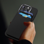 Магнитный картхолдер подставка Benks ArmorGo Built with Kevlar 600D MagSafe Aurora — изображение 6