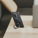 Магнитное кольцо/подставка Benks ArmorPop ArmorTint Kevlar MagSafe 600D Black — изображение 3