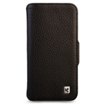 Чехол книжка из кожи Vaja Buckler ST Wallet для iPhone 17 Pro Max V-Mag Black — фото 1