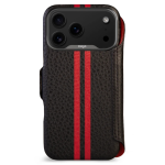 Чехол книжка/бумажник из кожи Vaja Wallet для iPhone 17 Pro Max V-Mag GTX Bla... — купить в AppleProStore