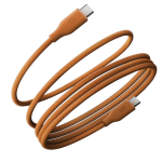 Кабель магнитный EnergEA HELIX MAGNETIC USB-C to USB-C 480MBPS, 60W 1.5M. – оранжевый (ORANGE)