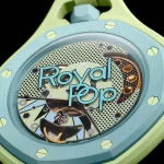 Карманные часы Swatch x Audemars Piguet Royal Pop Blaue Acht/мятный — изображение 3