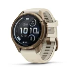 Часы Garmin Fenix 9 Pro 43mm inReach Gold Cream 010-04335-21