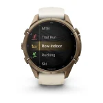 Часы Garmin Fenix 9 Pro 43mm inReach Gold Cream 010-04335-21 — изображение 6