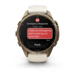 Часы Garmin Fenix 9 Pro 43mm inReach Gold Cream 010-04335-21 — изображение 7