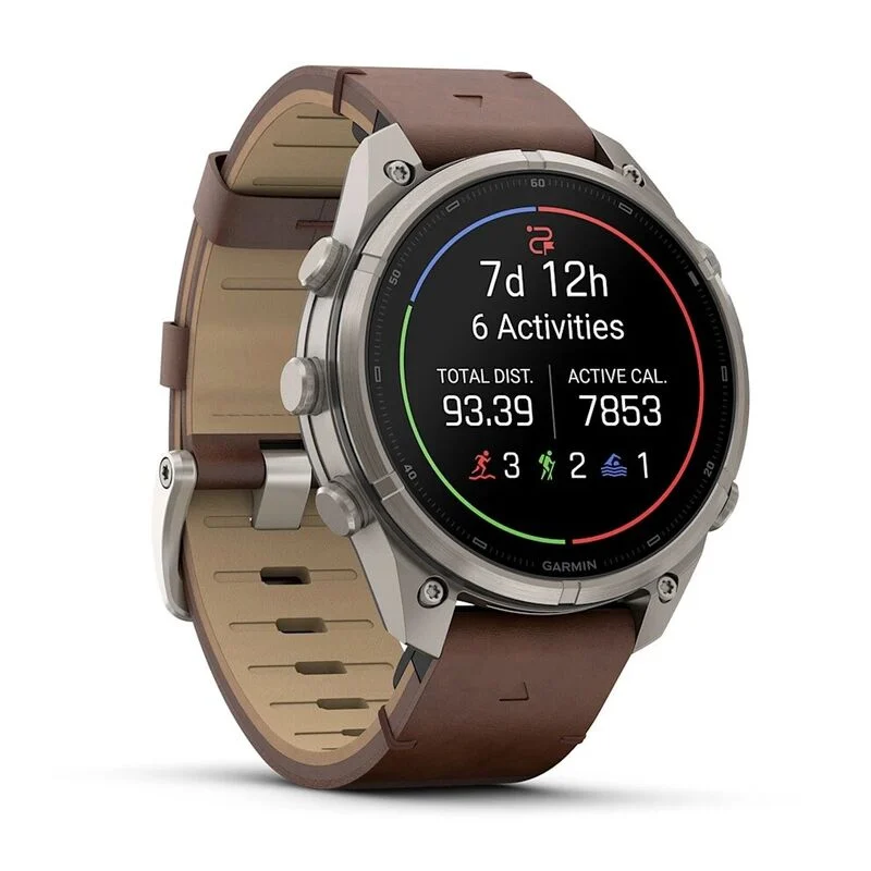 Часы Garmin Fenix 9 Pro 47mm inReach Walnut Leather 010-04336-41