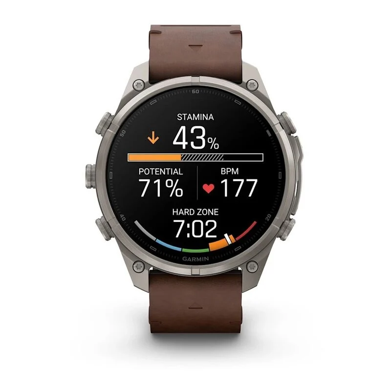 Часы Garmin Fenix 9 Pro 47mm inReach Walnut Leather 010-04336-41
