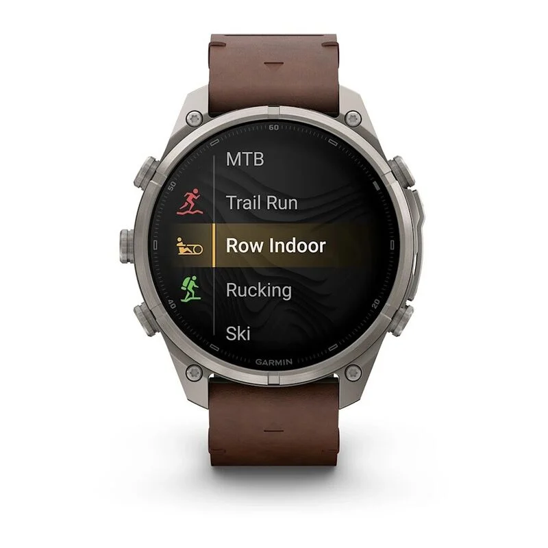 Часы Garmin Fenix 9 Pro 47mm inReach Walnut Leather 010-04336-41