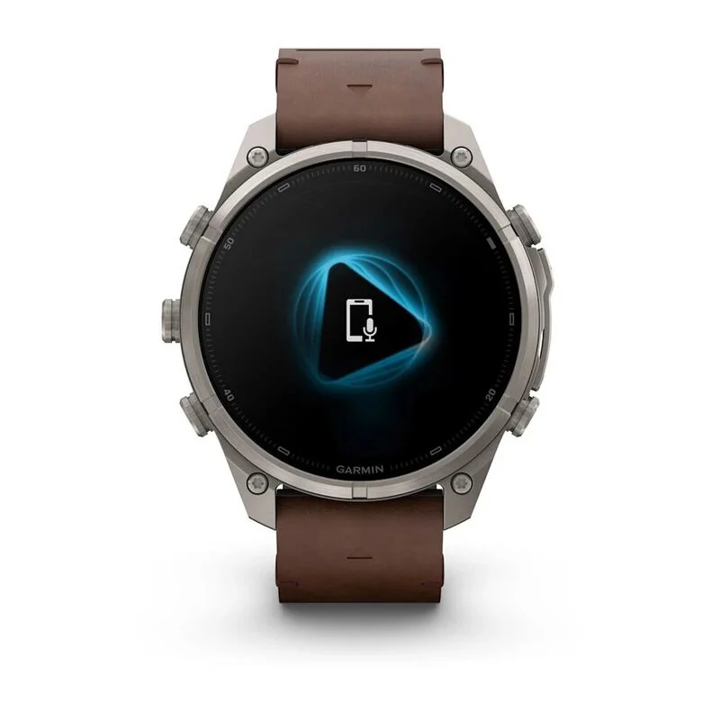 Часы Garmin Fenix 9 Pro 47mm inReach Walnut Leather 010-04336-41