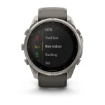 Часы Garmin Fenix 9 Pro Solar 51mm inReach Pebble Grey 010-04339-01 — изображение 4